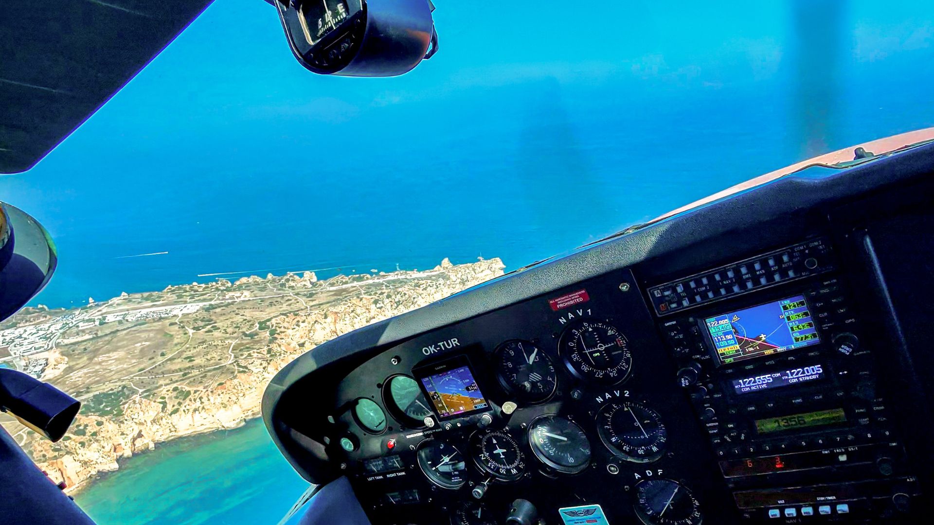 Flying over Algarve